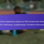 Uloga tehnologije u angažmanu zajednice na FIFA Grassroots festivalima 2025: Aplikacije, platforme, povratne informacije