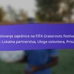 Volonterski doprinosi na FIFA Grassroots festivalima 2025: Uloge, utjecaj, priznanje
